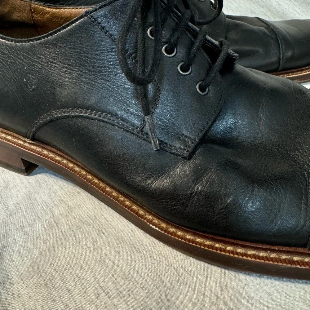 BLAKE MCKAY Cap-toe lace-up leather‎ dress shoes, Size 11, GUC